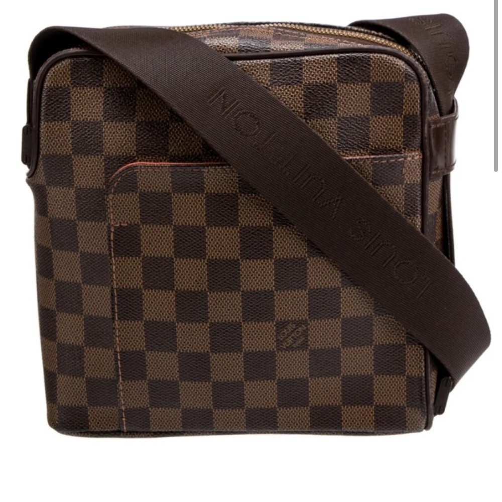 LOUIS VUITTON DAMIER BROWN UNISEX CROSSBODY WITH DUST BAG - Picture 3 of 16